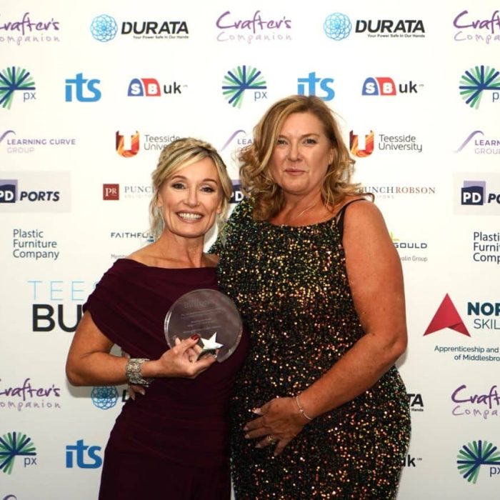 Nikki Sayer wins Breaking the Mould Award at Tees Businesswomen Awards 2021